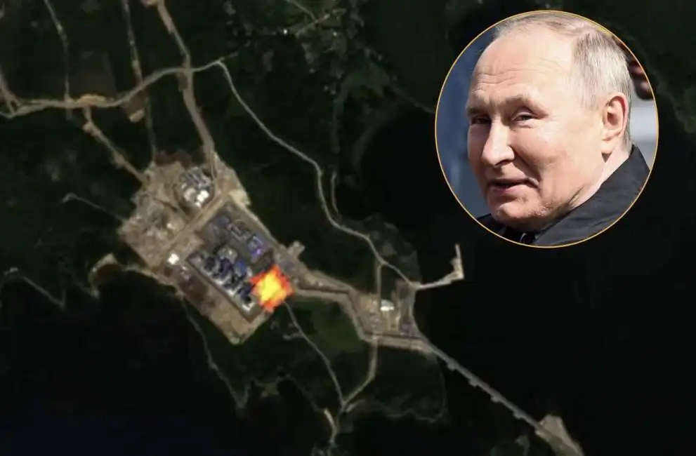 vladimir putin gas bruciato in fiamme russo russia finlandia 