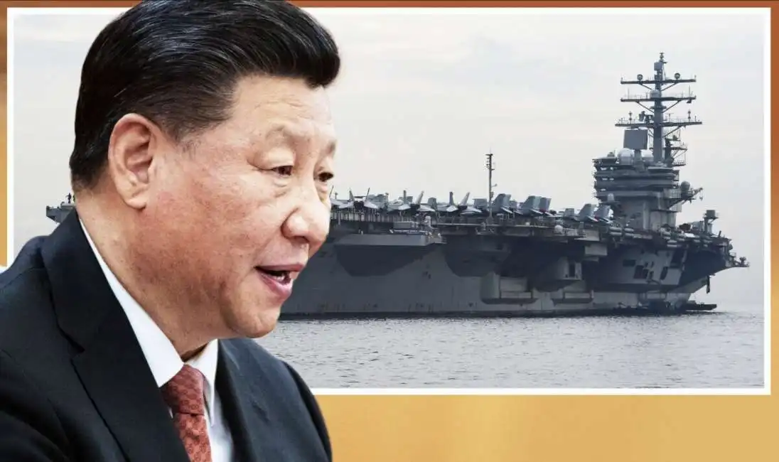 xi jinping uss ronald reagan taiwan 