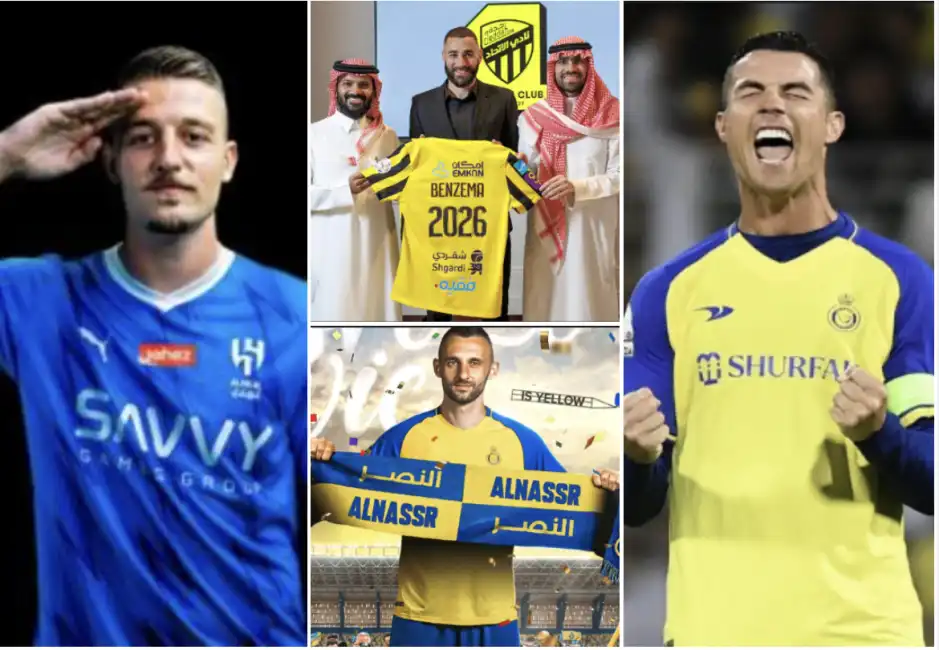 arabia saudita calcio benzema milinkovic-savic brozovic benzema cristiano ronaldo