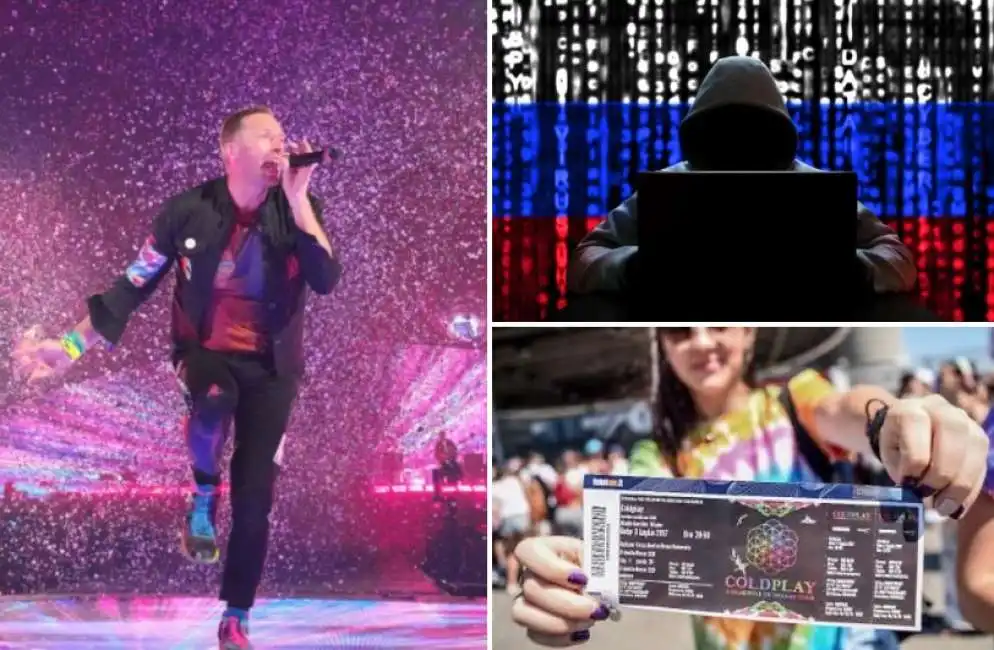 bagarinaggio digitale biglietti concerti hacker russi coldplay