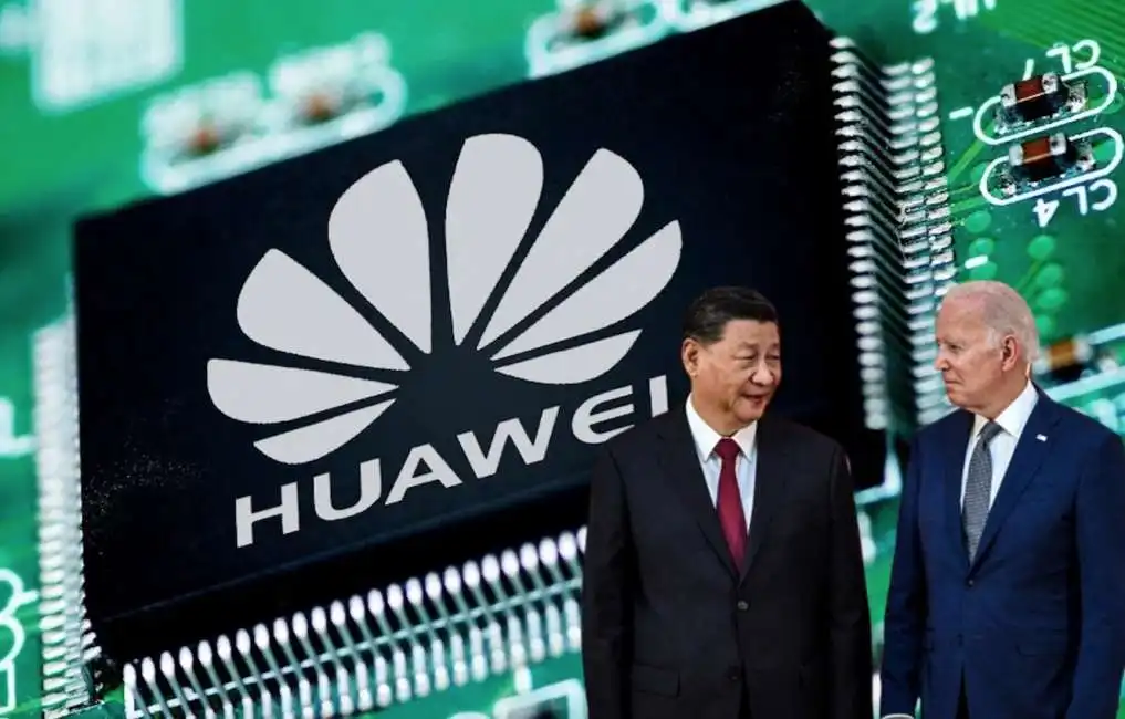 chip microchip huawei xi jinping joe biden cina usa