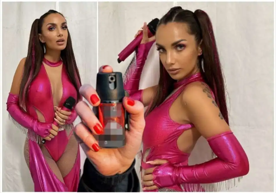 elettra lamborghini spray al peperoncino