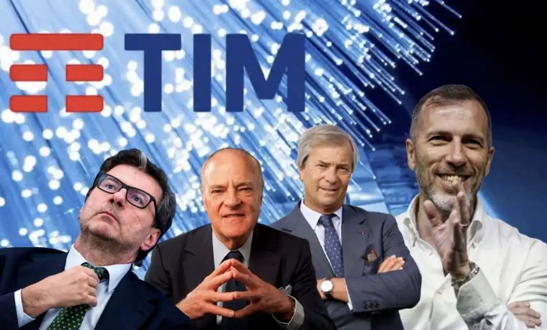 giancarlo giorgetti henry kravis pietro labriola vincent bollore tim vivendi 