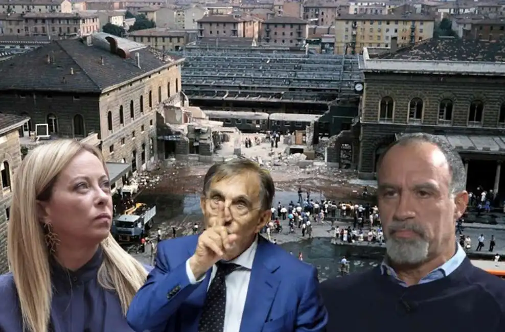 giorgia meloni ignazio la russa marcello de angelis strage di bologna