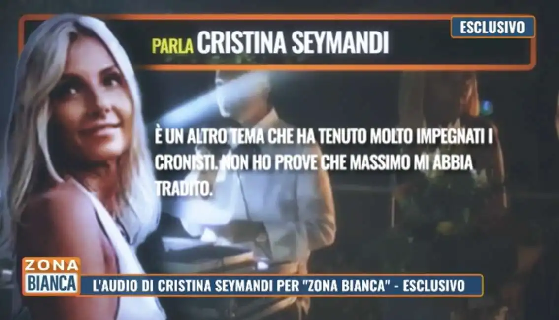 il messaggio audio di crisitna seymandi a zona bianca - 2 massimo segre 