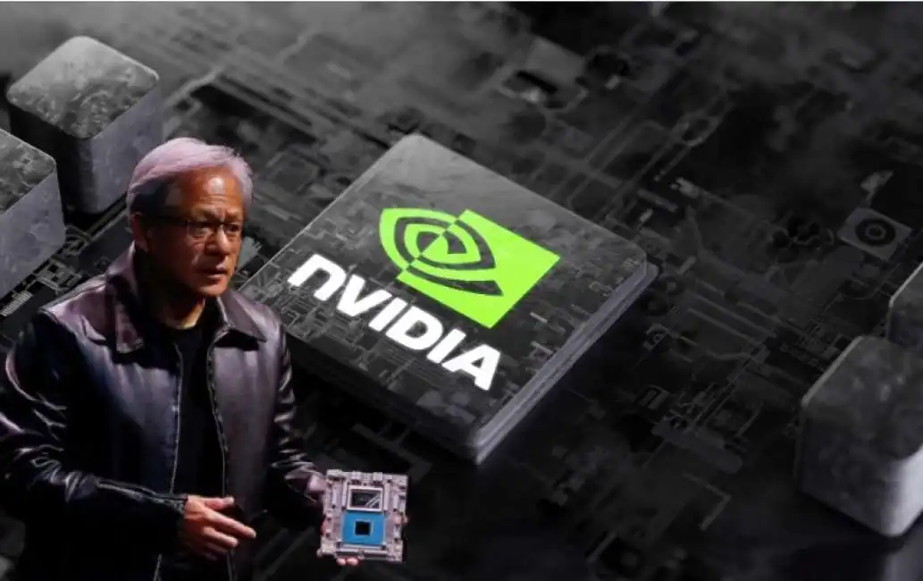 jensen huang ceo e fondatore di nvidia chip microchip