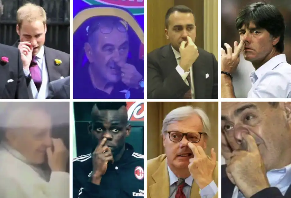 luigi di maio principe williams mario balotelli maurizio sarri papa francesco scoccalare scaccola caccola