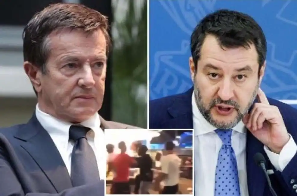 matteo salvini giorgio gori risse ragazzini a bergamo