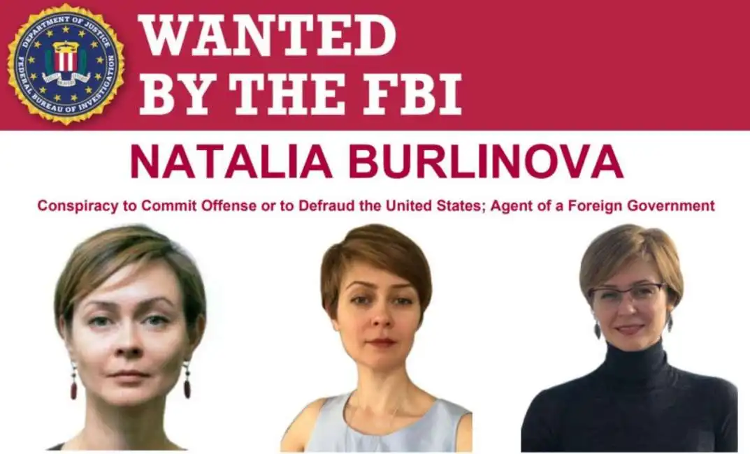 natalia burlinova wanted fbi russia spionaggio spia 