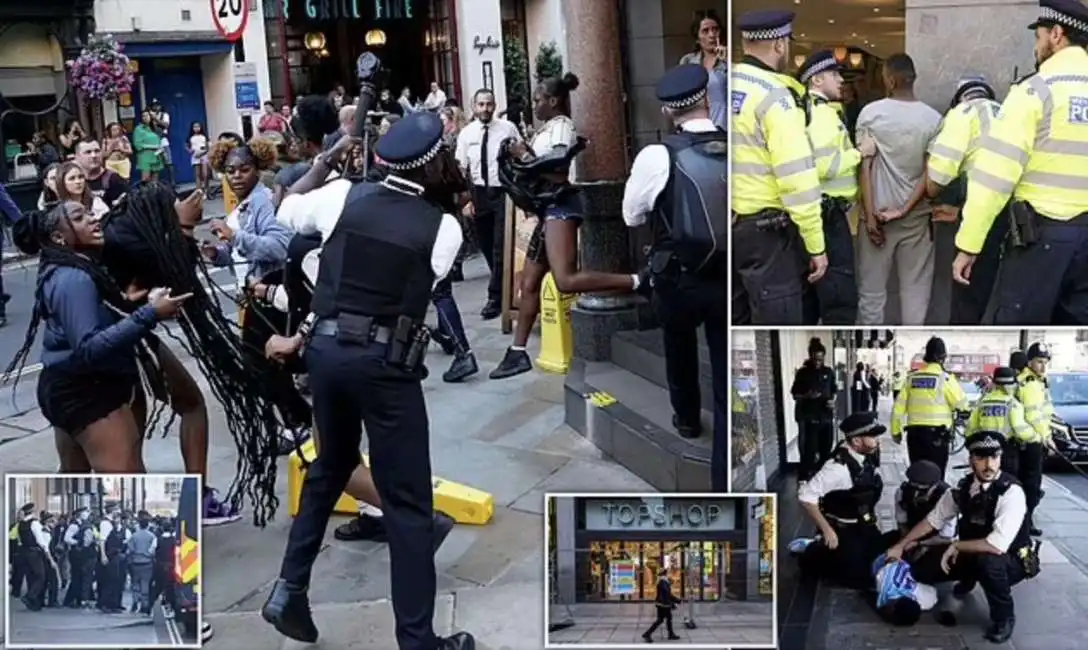 ragazzini inglesi provano a rubare a oxford street 6