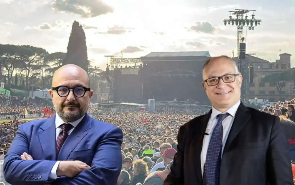 roberto gualtieri gennaro sangiuliano circo massimo concerti 