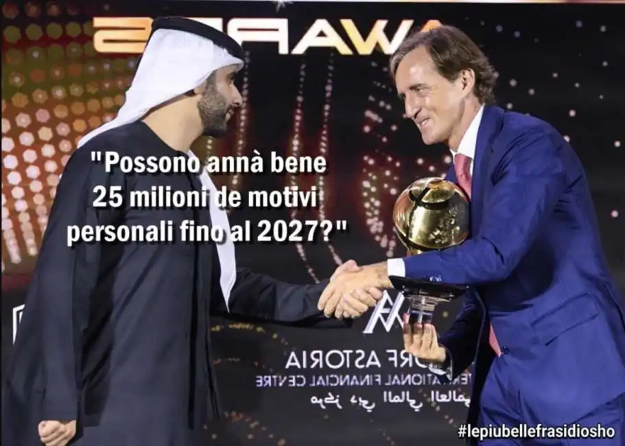 roberto mancini ct arabia saudita