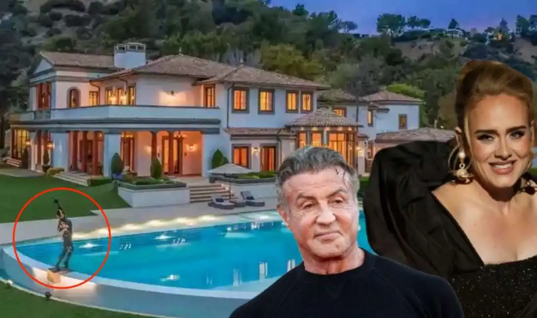 adele compra la casa di sylvester stallone a los angeles