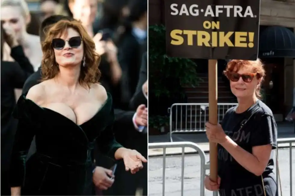 susan sarandon sciopero hollywood