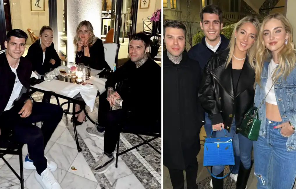 alvaro morata fedez chiara ferragni alice campello