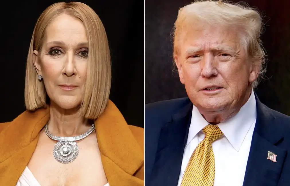 celine dion donald trump