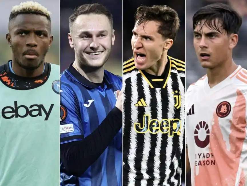 chiesa, koopmeiners, osimhen, dybala