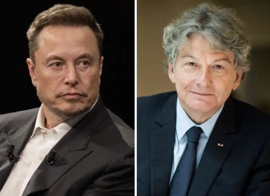 elon musk thierry breton 