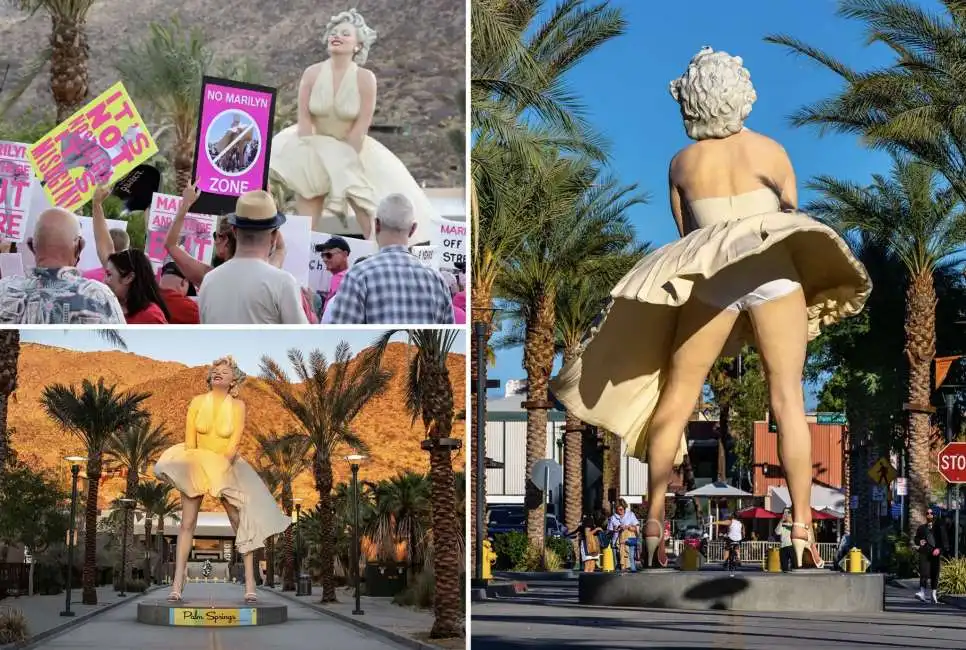 forever marilyn - la statua di marilyn monroe a palm springs