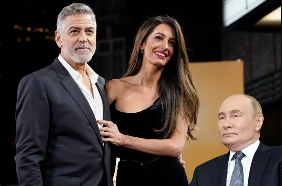 george clooney amal russia vladimir putin