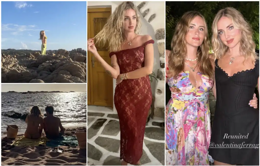 le vacanze in corsica di chiara ferragni