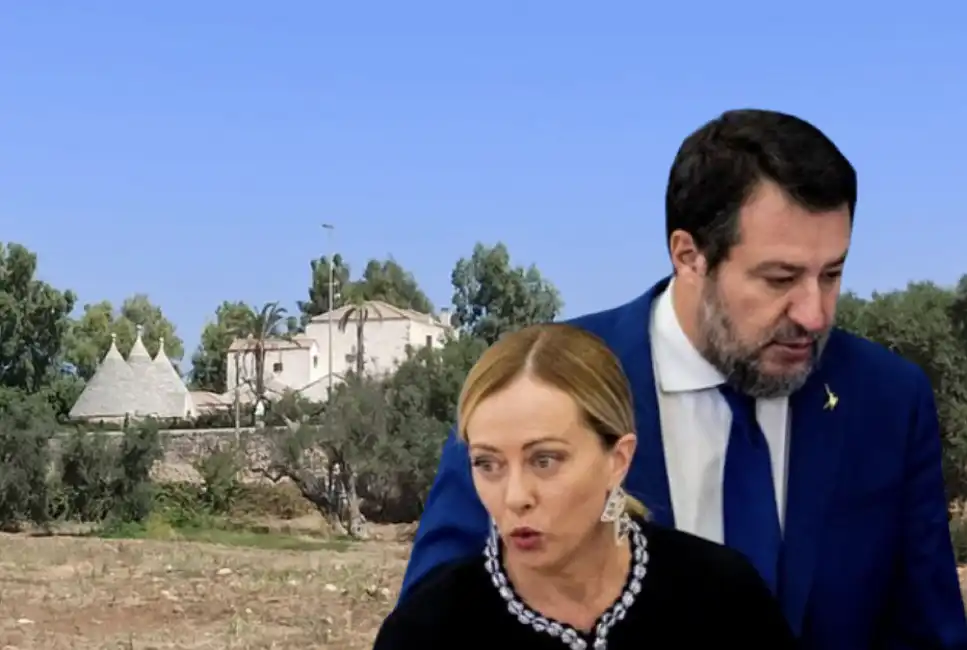 masseria beneficio giorgia meloni matteo salvini