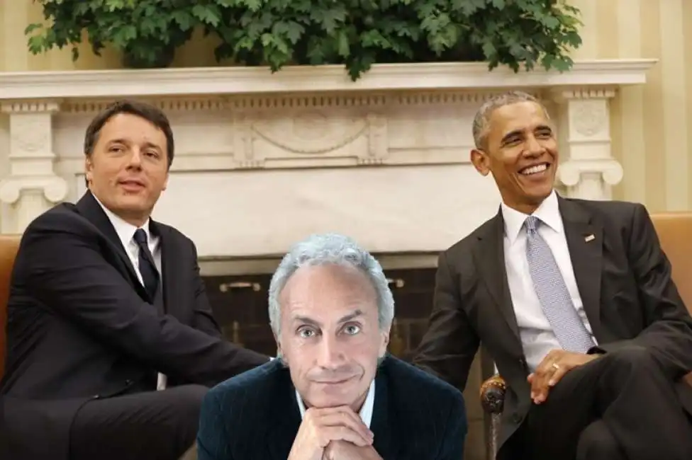 matteo renzi barack obama marco travaglio