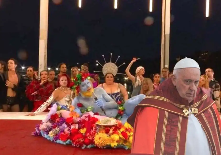 papa francesco cerimonia inaugurale olimpiadi parigi 2024 ultima cena bergoglio