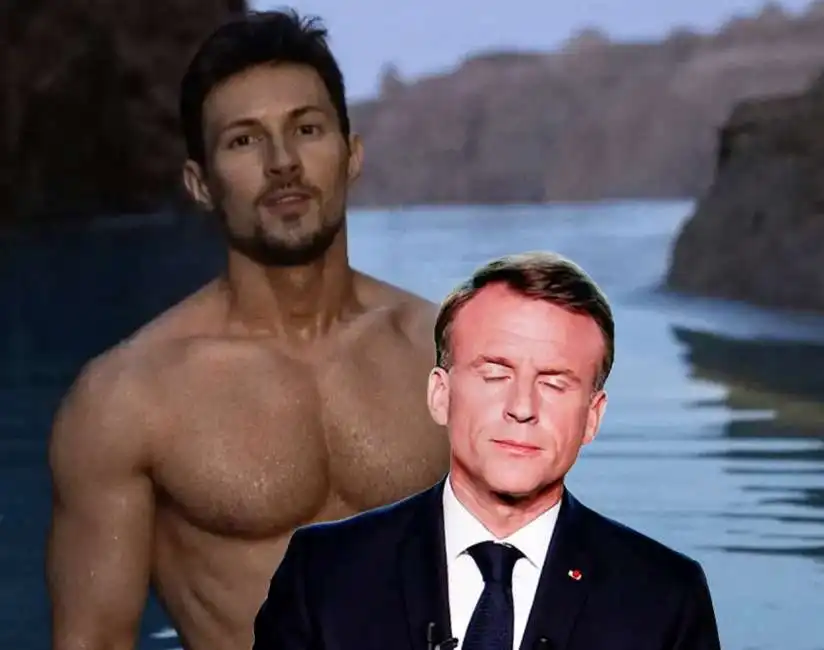 pavel durov emmanuel macron 