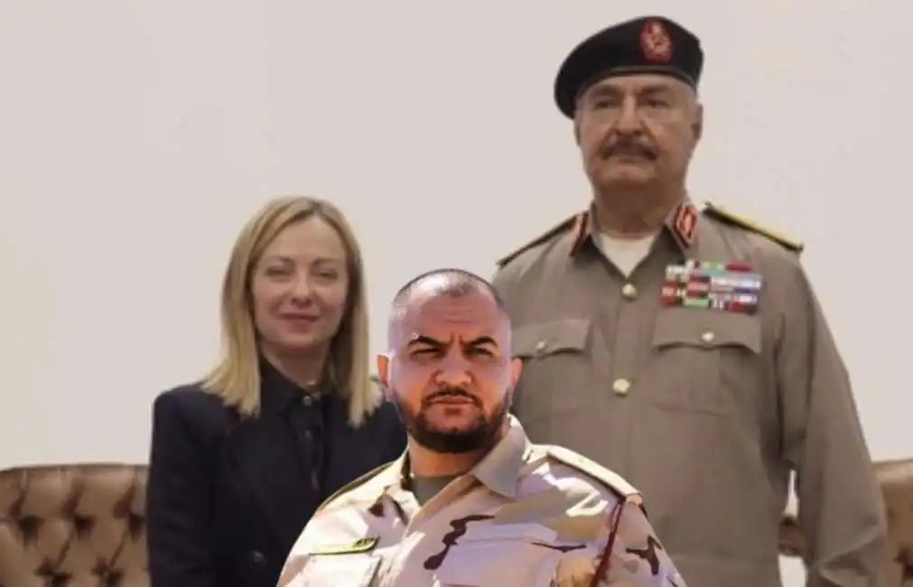 saddam haftar khalifa giorgia meloni 