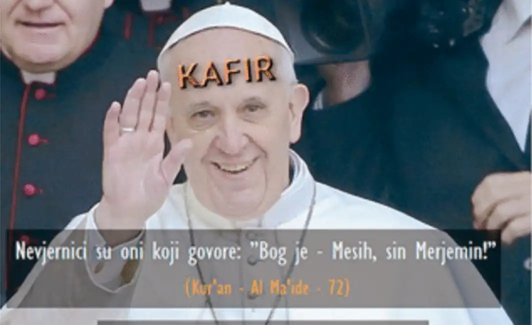 bergoglio scritta imam 