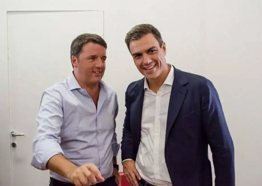 matteo renzi pedro sanchez 