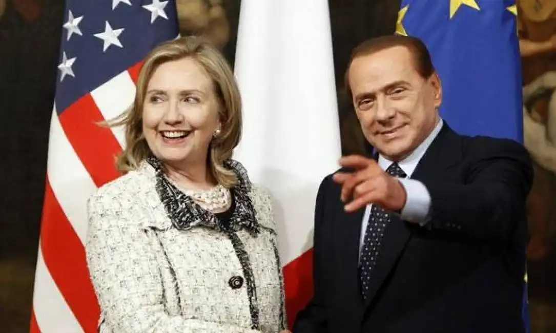 berlusconi hillary clinton