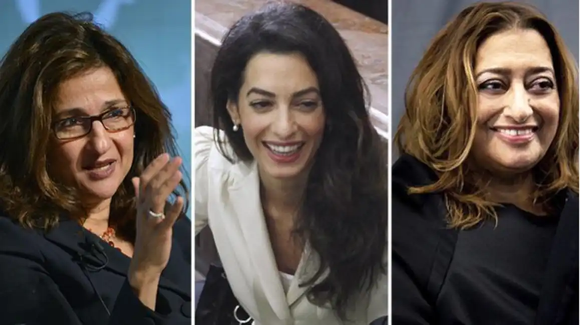 donne arabe potere zaha hadid amal clooney nemat shafik, 