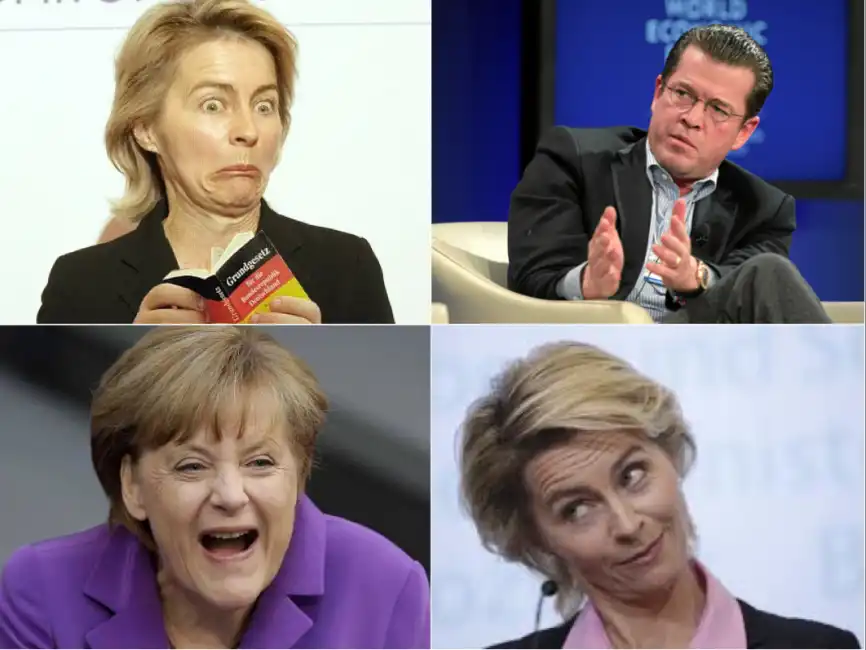 merkel von der leyen