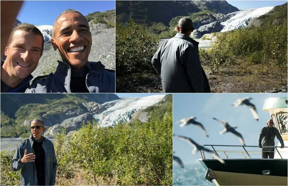 obama in alaska con bear grylls