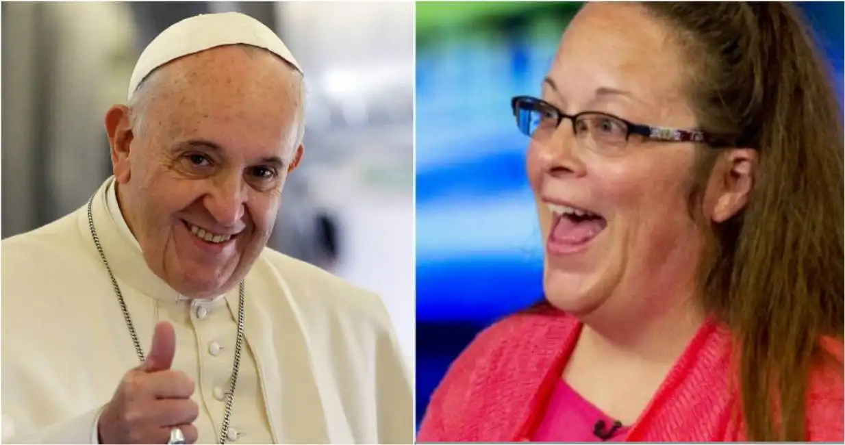 papa francesco kim davis