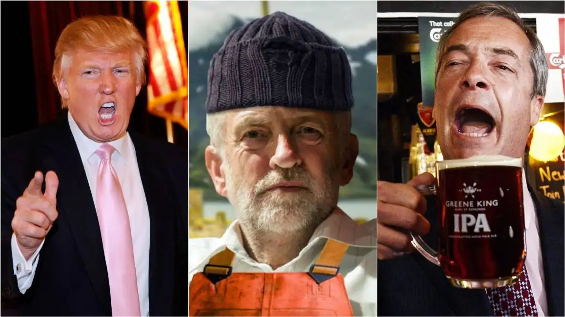 trump corbyn farage