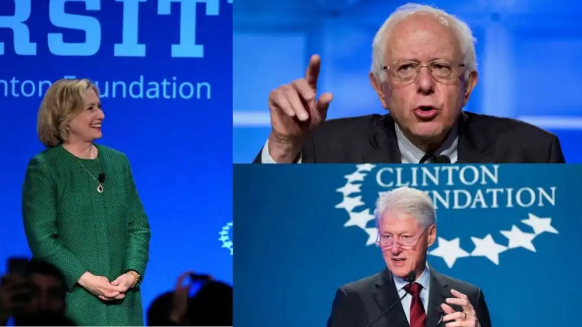 big sanders clinton foundation