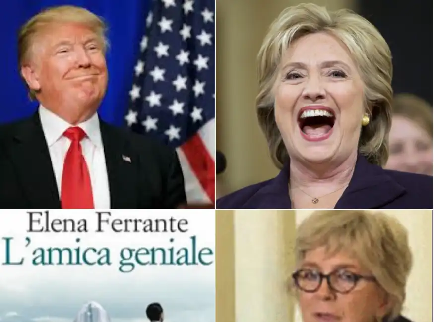 clinton trump elena ferrante