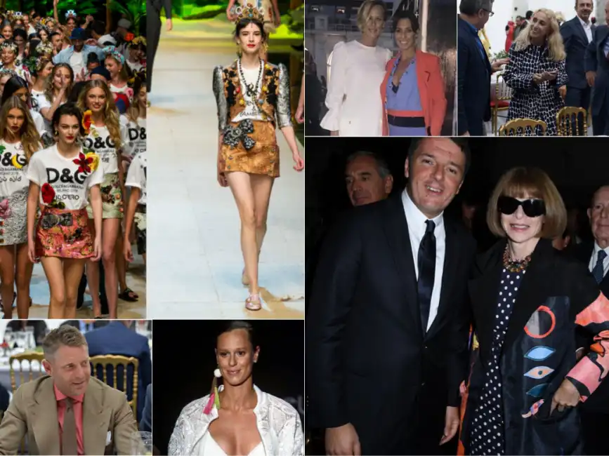 renzi wintour milano fashion week