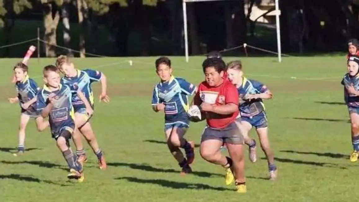 rugbysta bambino