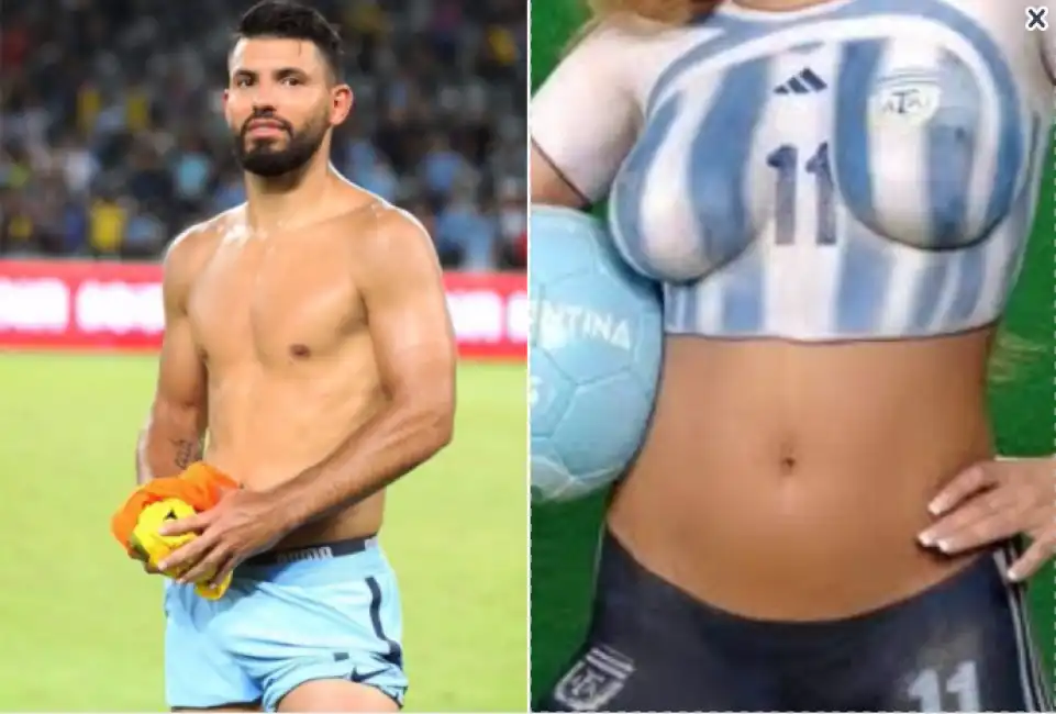 aguero argentina hot