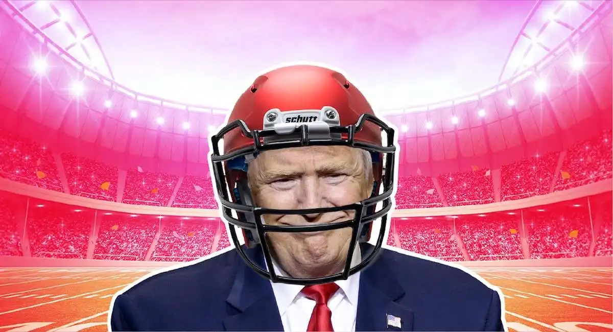 donald trump football