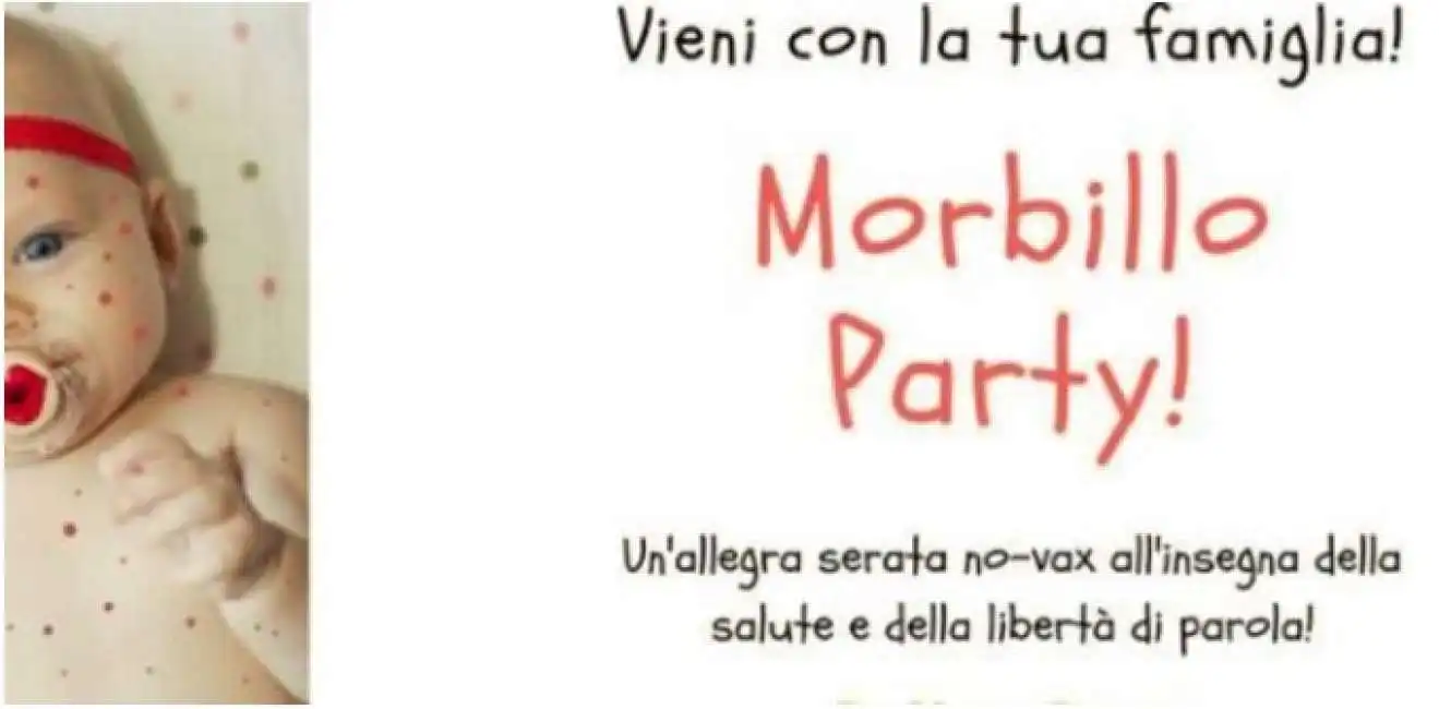 vaccini morbillo party