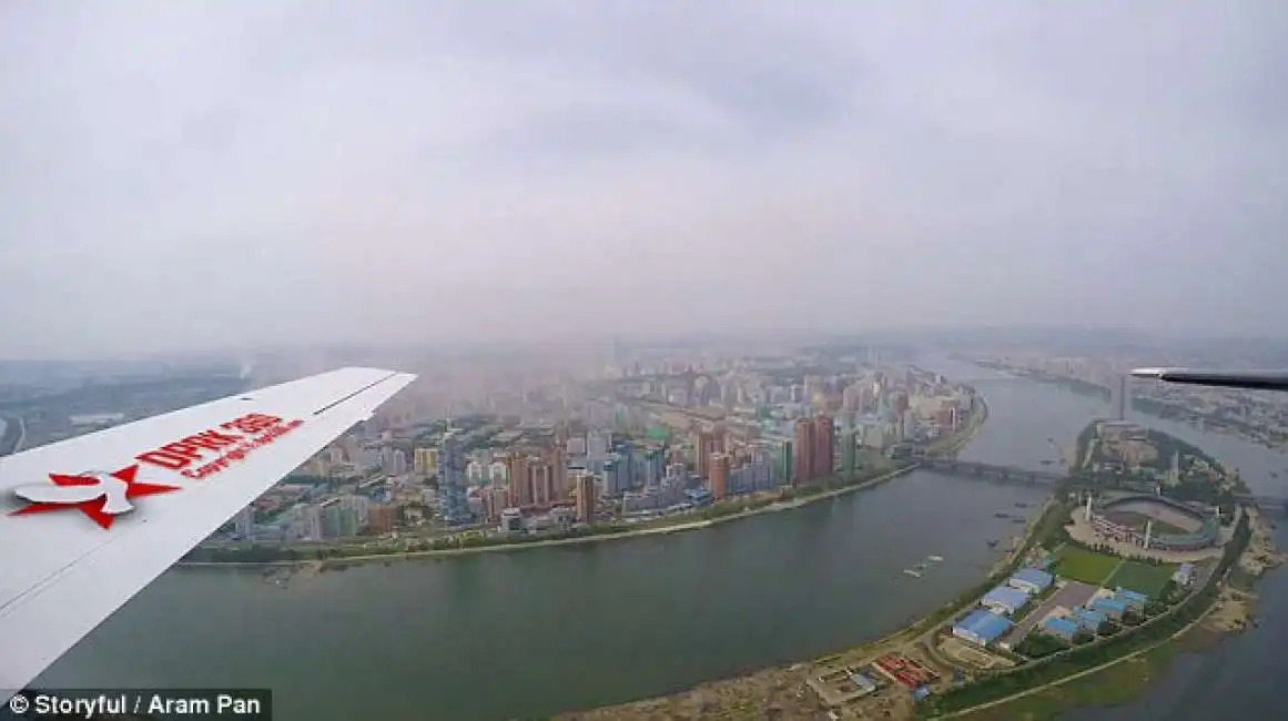 vista aerea pyongyang 