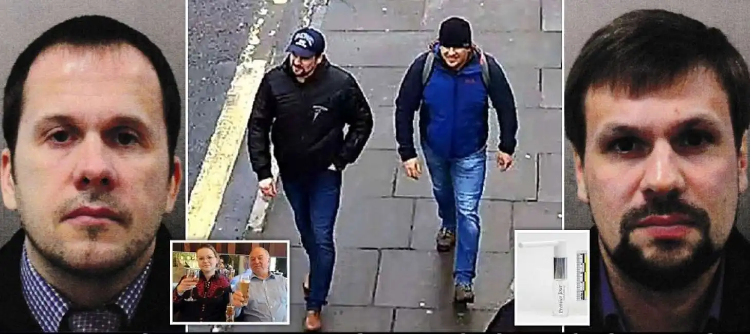 alexander petrov ruslan boshirov accusati dell avvelenamento di skripal alla stazione di salisbury 