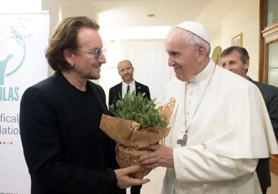 bono vox papa francesco