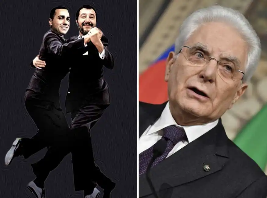 di maio salvini mattarella