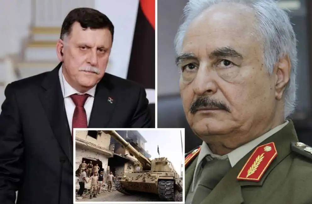 haftar sarraj libia